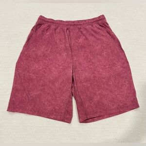 Lululemon Pace Breaker in marbled/textured Plum 9” Lined Men's Shorts Size Small